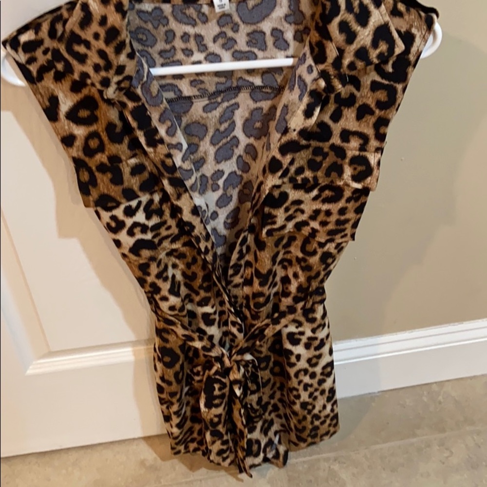 Leopard romper